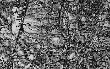 Old map of Whiteley Green in 1896
