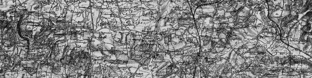 Old map of Whitemans Green in 1895
