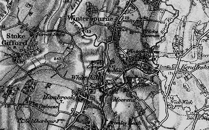 Old map of Whiteshill in 1898
