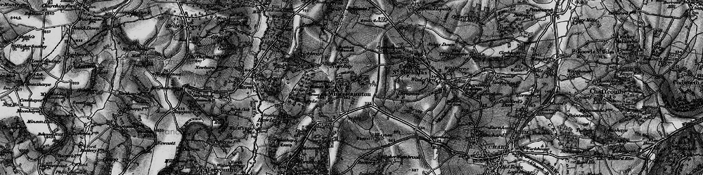 Old map of Whitestaunton in 1898