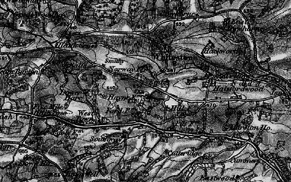 Old map of Whitestone in 1898