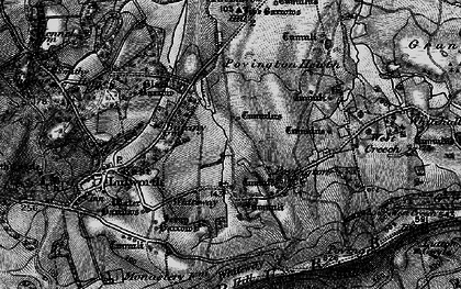 Old map of Whiteway Hill in 1897