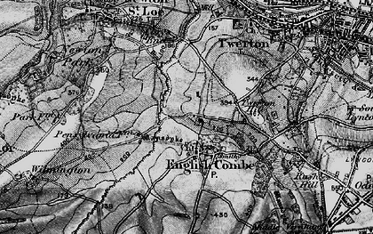 Old map of Whiteway in 1898
