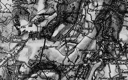 Old map of Whitfield in 1897
