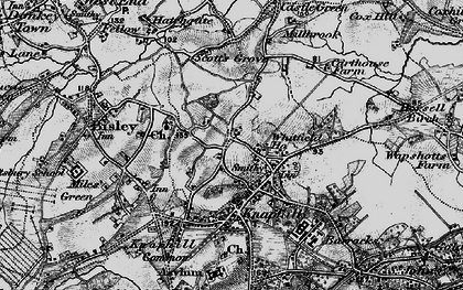 Old map of Whitfield Court in 1896