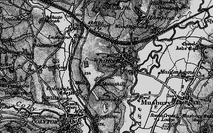 Old map of Whitford in 1898