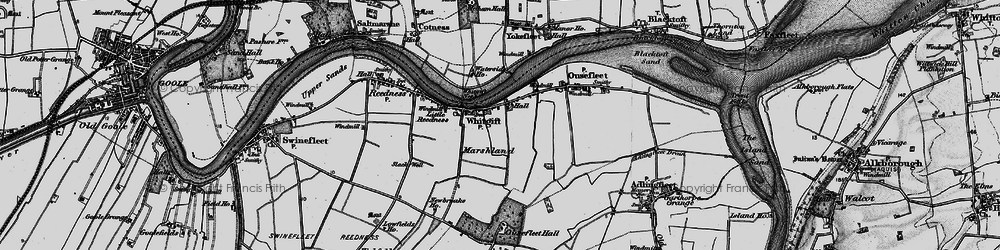 Old map of Adlingfleet Grange in 1895