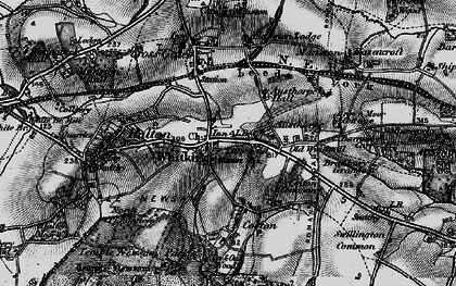 Old map of Whitkirk in 1896