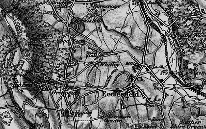 Old map of Whitley in 1896
