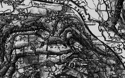 Old map of Brighton Wood in 1898
