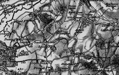 Old map of Whitmoor in 1898