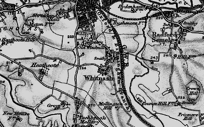 Old map of Whitnash in 1898