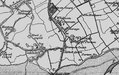 Old map of Bowleaze Common in 1898