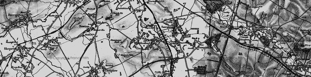 Old map of Whittlesford in 1896