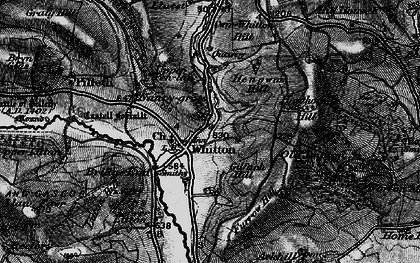 Old map of Whitton in 1899