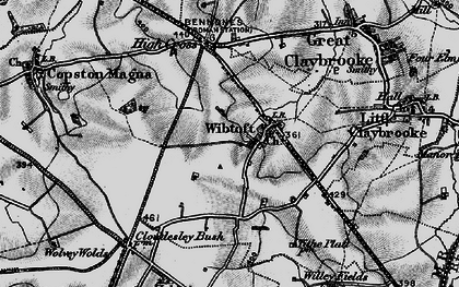 Old map of Wibtoft in 1899