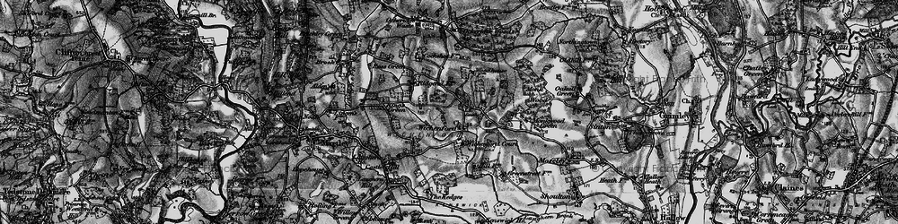 Old map of Wichenford in 1898