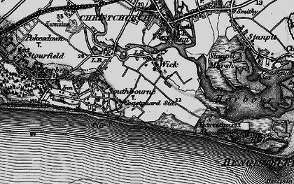 Old map of Wick in 1895