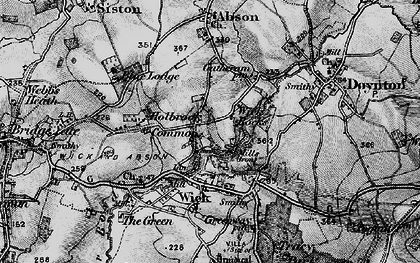 Old map of Wick Rocks in 1898