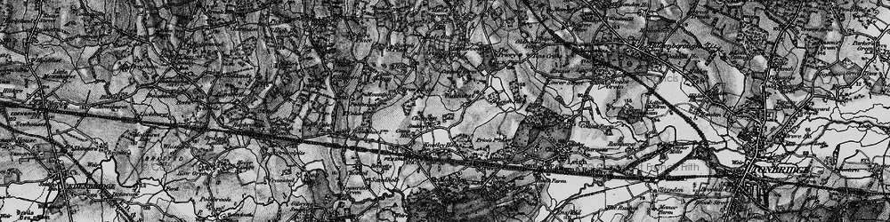 Old map of Wickhurst in 1895