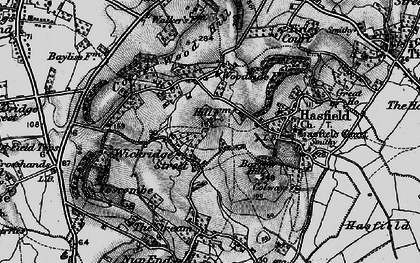 Old map of Wickridge Street in 1896