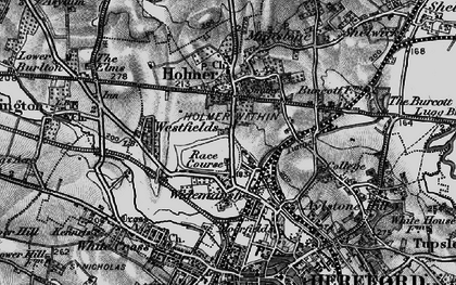 Old map of Widemarsh in 1898
