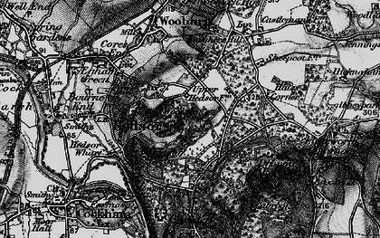 Old map of Widmoor in 1896