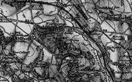 Old map of Widworthy in 1898