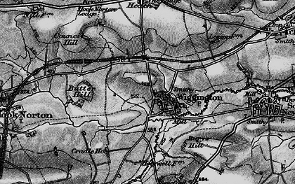 Old map of Wigginton in 1896