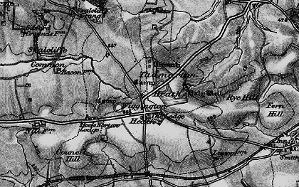 Old map of Wigginton Heath in 1896