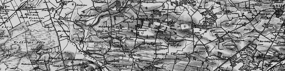 Old map of Wiggonby in 1897