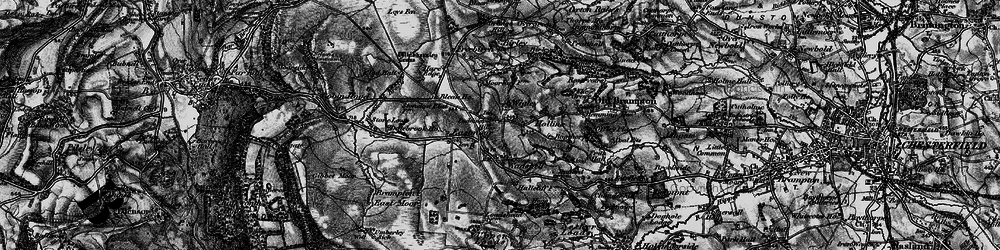 Old map of Wigley in 1896