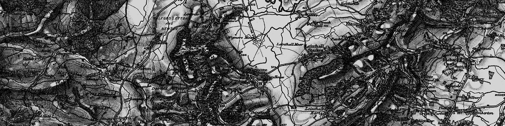Old map of Wigmore Rolls in 1899