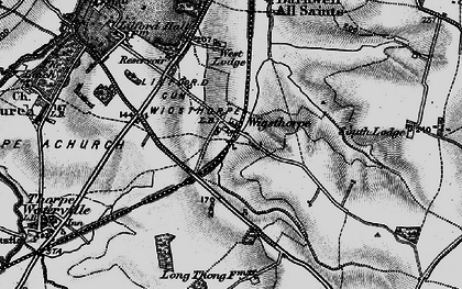 Old map of Wigsthorpe in 1898
