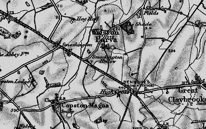Old map of Leicestershire Round, The in 1899