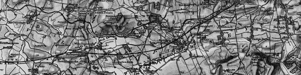 Old map of Wilcot in 1898