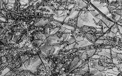 Old map of Wildern in 1895