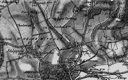 Old map of Wildmoor in 1895