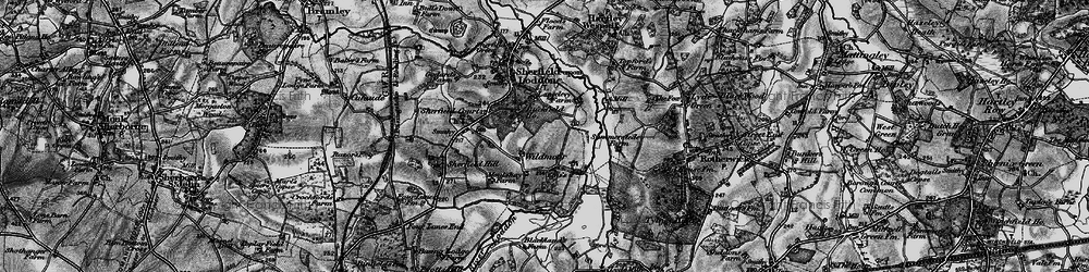 Old map of Wildmoor in 1895