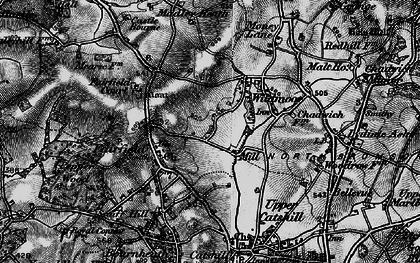 Old map of Wildmoor in 1899