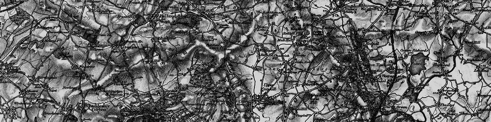 Old map of Wildmoor in 1899