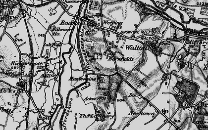 Old map of Larchery, The in 1898