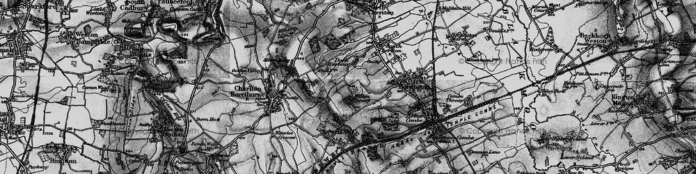 Old map of Wilkin Throop in 1898