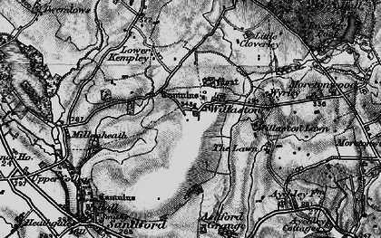 Old map of Willaston in 1897