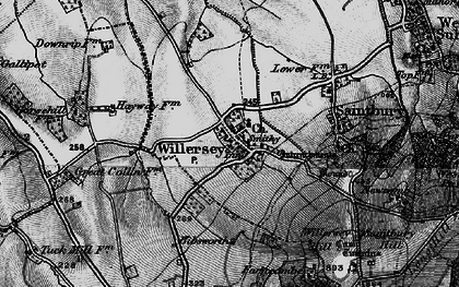 Old map of Willersey in 1898