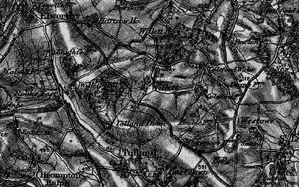 Old map of Willett Hill in 1898