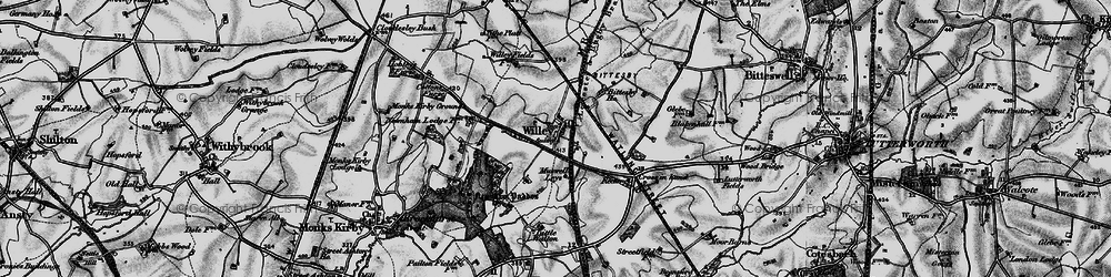Old map of Magna Park in 1898