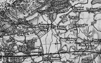Old map of Willey Green in 1896