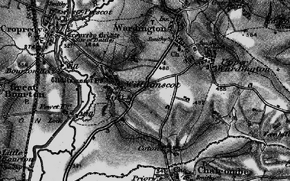 Old map of Williamscot in 1896