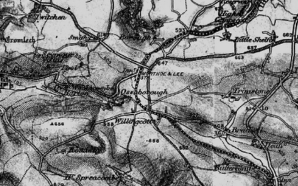 Old map of Willingcott in 1897